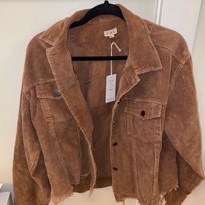 Light brown corduroy jacket
